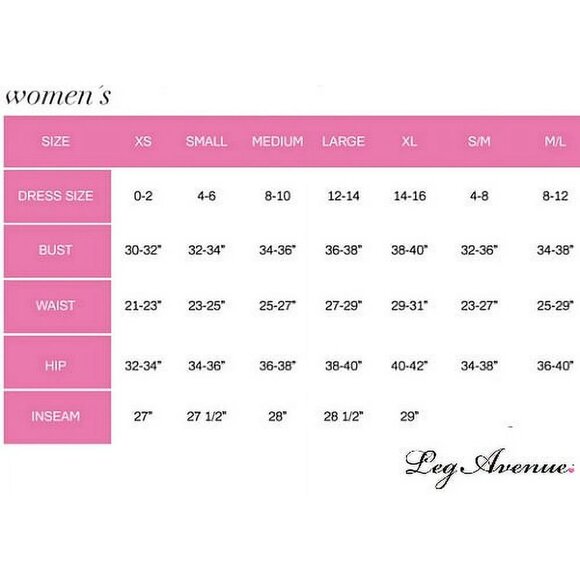 NEW Leg Avenue sexy Halloween costume sugar & spice Cupcake Baker Chef Katy M/L - Picture 5 of 5